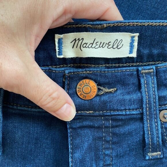 Madewell 10" High-Rise Skinny Jeans in Hayes Wash Size 26 - Picture 9 of 12